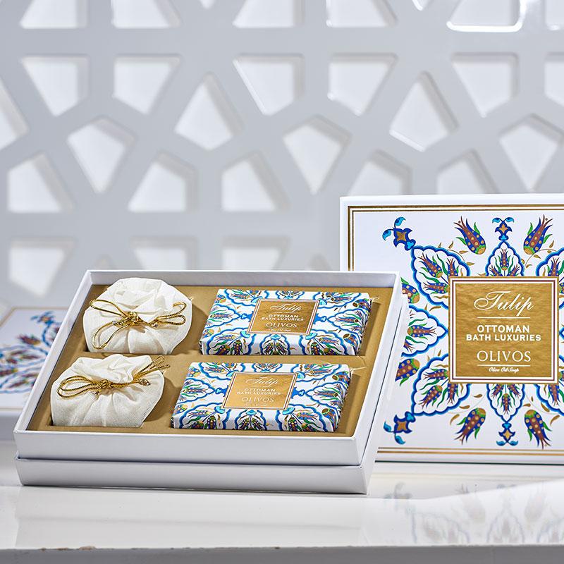 OLIVOS OTTOMAN BATH LUXURIES TULIP GIFT SET