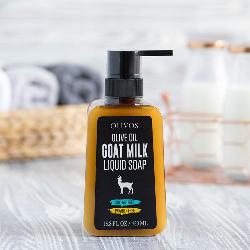 luxury soap goat milk450-ml2